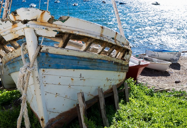 coques bateaux avec des trous 