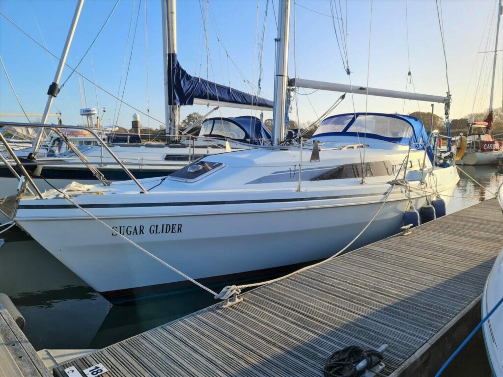 vue d'un Hunter Yacht Channel 323