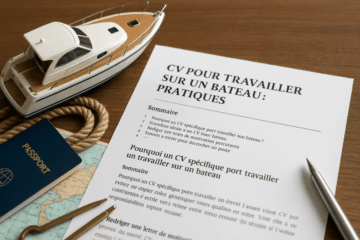 CV pour travailler sur un bateau : modèle et conseils
